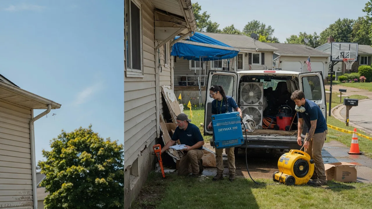 Ceiling Leak Cleanup in Walsh, IL near me